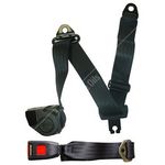 Securon Auto Lap & Diagonal Seat Belt (507S/W) - Black 